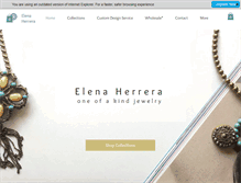 Tablet Screenshot of elenaherrera.com